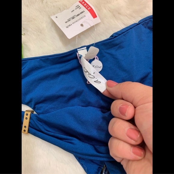 NEW A Che'‎ Balia Brief Bikini Bottom in Ink Blue [SZ Small ] - Picture 5 of 8